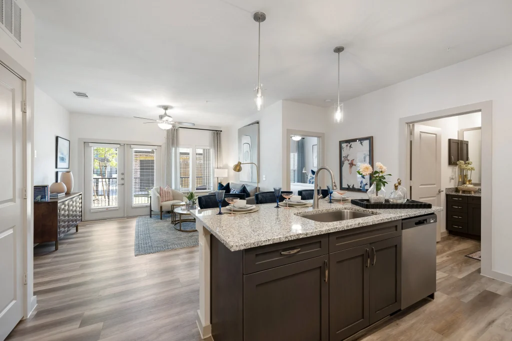 The Strake at Grand Central Apartments with Kitchen Island