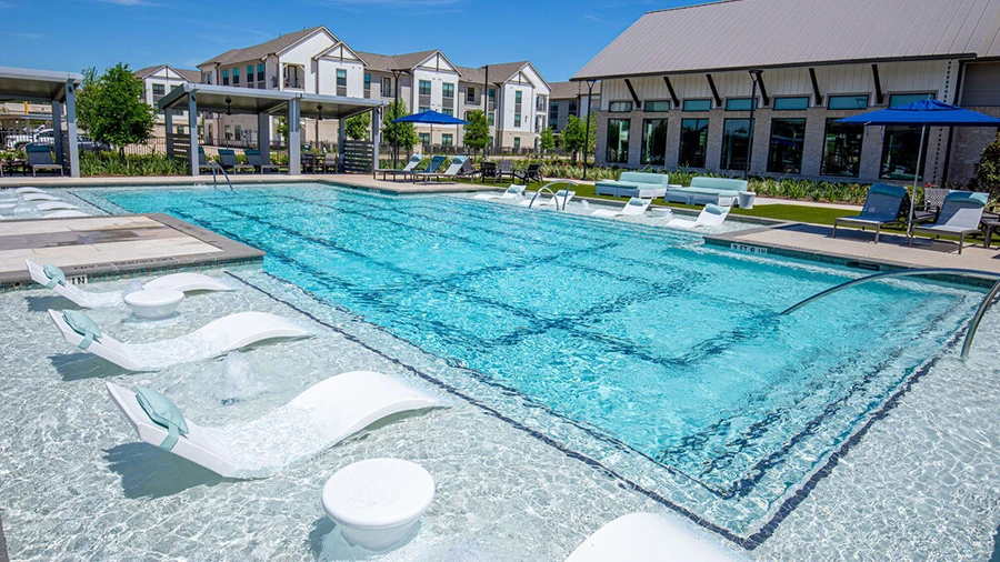 The Madison at City Place Apartments Swimming Pool